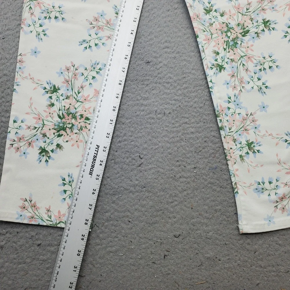 Floral Print Women's Pants - Picture 5 of 13